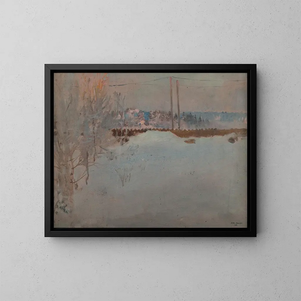 Sumuaamu Malmilla - Akseli Gallen-Kallela — gerahmtes Bild an der Wand