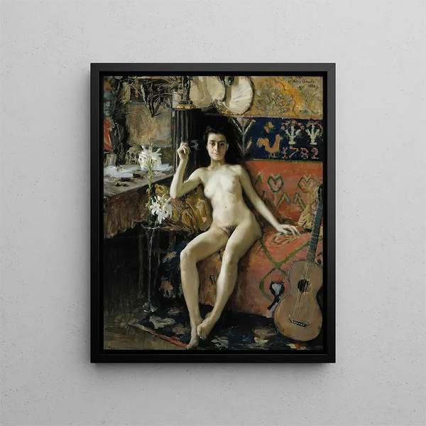 Démasqué - Akseli Gallen-Kallela — gerahmtes Bild an der Wand
