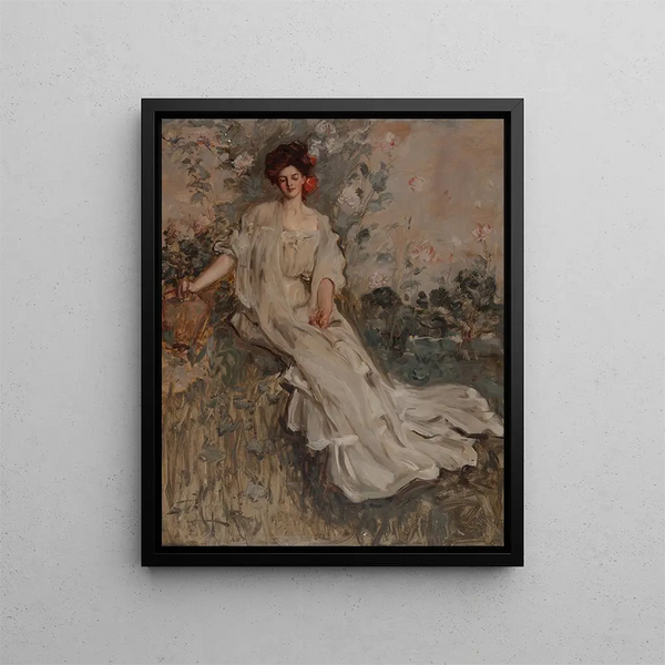 Charlotte Fairchild - Albert Beck Wenzell — gerahmtes Bild an der Wand