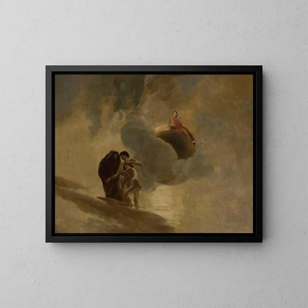 La Pensée - Albert Besnard — gerahmtes Bild an der Wand
