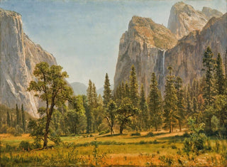 Albert Bierstadt - Bridal Veil Falls Yosemite Valley California.webp