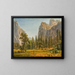 Chutes de Bridalveil, vallée de Yosemite, Californie - Albert Bierstadt — gerahmtes Bild an der Wand