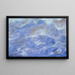 Studie der Wolken mit blauem Himmel - Albert Bierstadt — gerahmtes Bild an der Wand