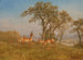 Antilope paissant - Albert Bierstadt — Ansicht des Kunstwerks