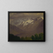 in den hohen Bergen - Albert Bierstadt — gerahmtes Bild an der Wand