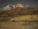 Campement indien au crépuscule - Albert Bierstadt — Ansicht des Kunstwerks