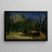 Beratung der Indianer in Kalifornien - Albert Bierstadt — gerahmtes Bild an der Wand