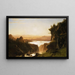 Lac Island, chaîne Wind River, Wyoming - Albert Bierstadt — gerahmtes Bild an der Wand