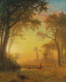 Licht im Wald - Albert Bierstadt — Ansicht des Kunstwerks