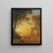 Licht im Wald - Albert Bierstadt — gerahmtes Bild an der Wand