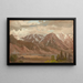 Landschaft des Montana - Albert Bierstadt — gerahmtes Bild an der Wand
