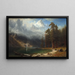 Mont Corcoran - Albert Bierstadt — gerahmtes Bild an der Wand