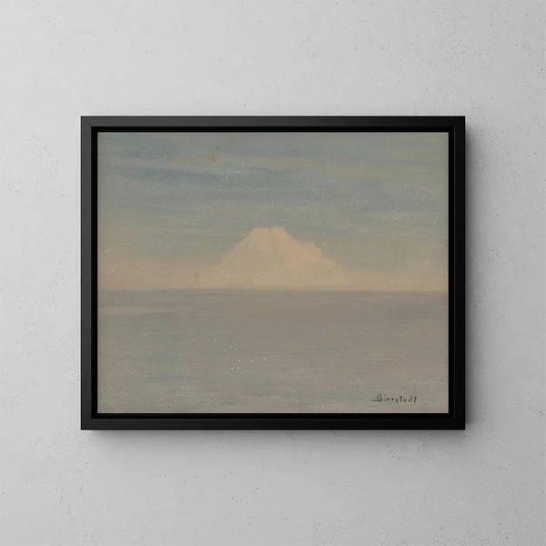 Mont Rainier - Albert Bierstadt — gerahmtes Bild an der Wand