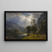 Mont Starr King Yosemite - Albert Bierstadt — gerahmtes Bild an der Wand