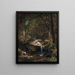 Bergbach - Albert Bierstadt — gerahmtes Bild an der Wand