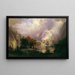 Landschaft der Rocky Mountains - Albert Bierstadt — gerahmtes Bild an der Wand