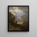 Berge der Rocky Mountains Lander's Peak - Albert Bierstadt — gerahmtes Bild an der Wand