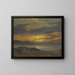 Sonnenuntergang - Albert Bierstadt — gerahmtes Bild an der Wand