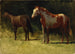 Zwei Pferde - Albert Bierstadt — Ansicht des Kunstwerks