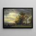 Vue sur l'Hudson - Albert Bierstadt — gerahmtes Bild an der Wand