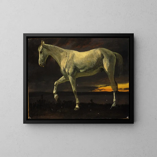 Albert Bierstadt - White Horse and Sunset.webp