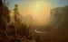 Vallée de Yosemite, sentier de Glacier Point - Albert Bierstadt — Ansicht des Kunstwerks