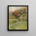 Flieder in Blüte Ansicht von Chantilly - Albert Edelfelt — gerahmtes Bild an der Wand
