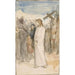 Reproduktion des Gemäldes Christ wird zum Kalvarienberg geführt - Albert Edelfelt