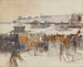 vom südlichen Hafen - Albert Edelfelt — Ansicht des Kunstwerks