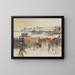 vom südlichen Hafen - Albert Edelfelt — gerahmtes Bild an der Wand