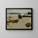 Offenes Meer vor der Küste von Haikko, Studie für Jungen, die am Strand spielen - Albert Edelfelt — gerahmtes Bild an der Wand