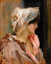 Dame parisienne en peignoir - Albert Edelfelt — Ansicht des Kunstwerks
