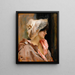 Dame parisienne en peignoir - Albert Edelfelt — gerahmtes Bild an der Wand