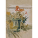 Pélargoniums sur la terrasse - Albert Edelfelt — Ansicht des Kunstwerks