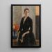 Portrait von Mme Weissgerber de Stragewicz später Mme R Berenger - Albert Edelfelt — gerahmtes Bild an der Wand