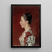 Reproduktion des Gemäldes Portrait der Schwester des Künstlers Annie Edelfelt - Albert Edelfelt