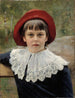 Portrait der Künstlerin Schwester Berta Edelfelt - Albert Edelfelt — Ansicht des Kunstwerks