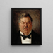 Portrait von August Streng - Albert Edelfelt — gerahmtes Bild an der Wand