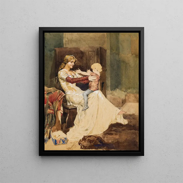 Albert Edelfelt - Queen Blanka Study.webp