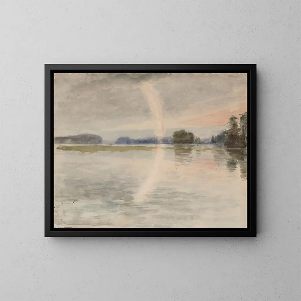 Landschaft von Ranta - Albert Edelfelt — gerahmtes Bild an der Wand