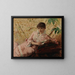 Lesung in Paris - Albert Edelfelt — gerahmtes Bild an der Wand
