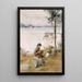 Reproduktion des Gemäldes Sérénade sur le quai - Albert Edelfelt