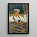 Solveig II - Albert Edelfelt — gerahmtes Bild an der Wand