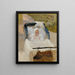 Der Sohn des Künstlers, Erik, in einem Kinderwagen - Albert Edelfelt — gerahmtes Bild an der Wand