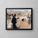 Les jardins du Luxembourg, Paris, 1887 - Albert Edelfelt — gerahmtes Bild an der Wand