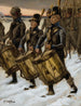 La marche du régiment de Björneborg - Albert Edelfelt — Ansicht des Kunstwerks