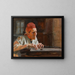 Der Dichter Larin Paraske - Albert Edelfelt — gerahmtes Bild an der Wand