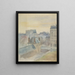 Vue de l'atelier de l'artiste à Paris - Albert Edelfelt — gerahmtes Bild an der Wand