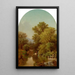 Flusslandschaft - Albert Fitch Bellows — gerahmtes Bild an der Wand