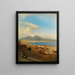 Ansicht des Golfs von Neapel vom Posillipo aus - Albert Flamm — gerahmtes Bild an der Wand